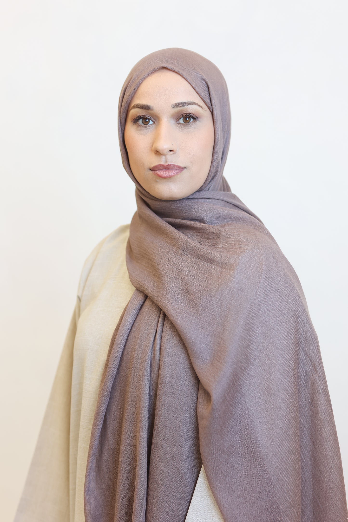 Hijab Modal Premium Taupe