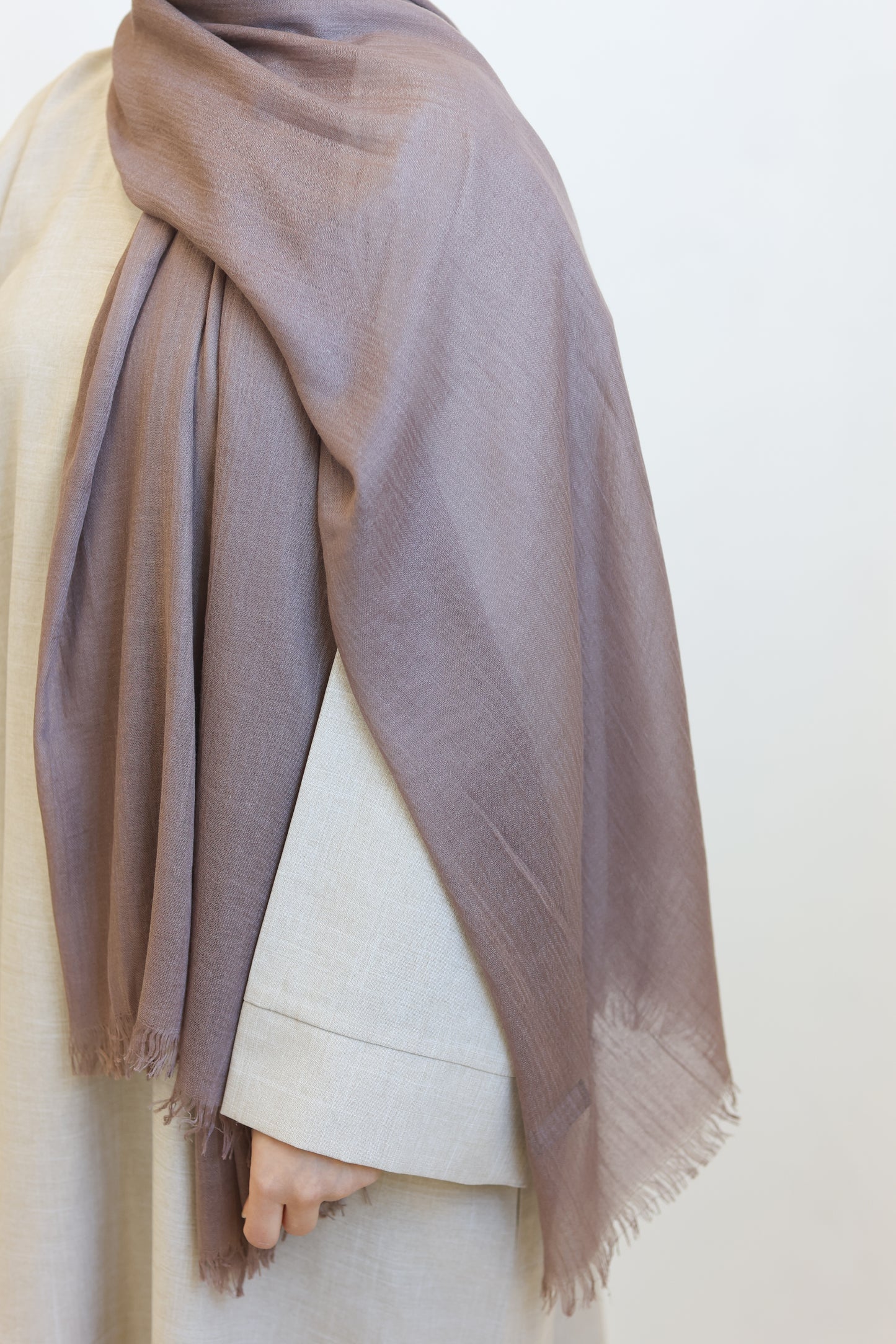 Taupe Premium Modal Hijab