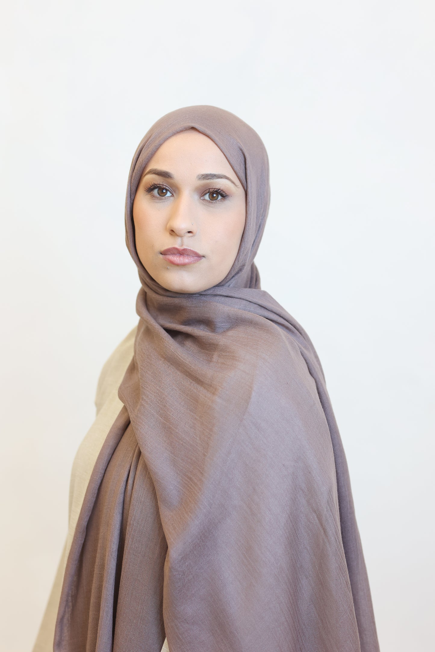 Taupe Premium Modal Hijab