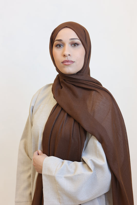 Hijab Modal Cappuccino Premium