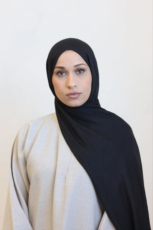 Black Premium Modal Hijab