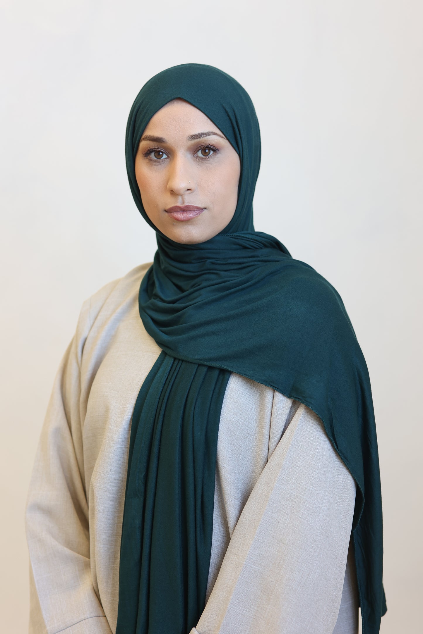 Hijab en Jersey Premium Émeraude